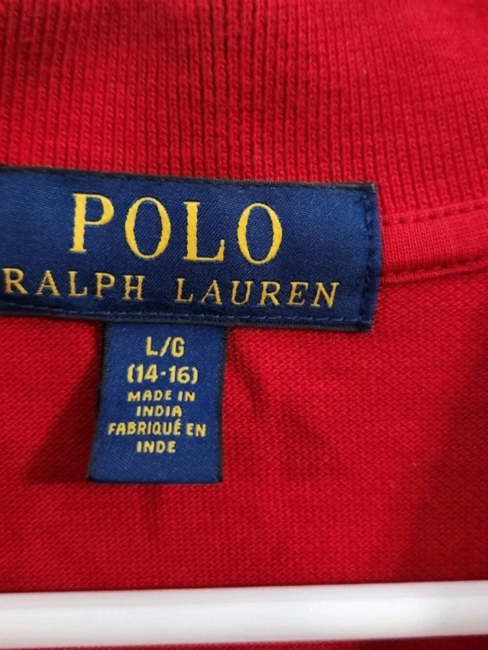 Polo Ralph Lauren boys size large collared shirt preppy golf cotton academia